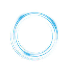 Astractive Blue Swirls on a Transparent Background Perfect for Creative and Artistic Design Projects