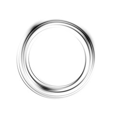 Astractive Black Swirls on a Transparent Background Perfect for Creative and Artistic Design Projects