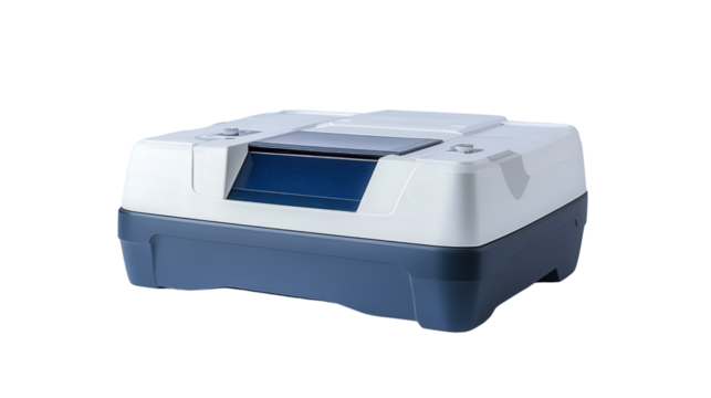 Dual beam UV spectrophotometer, Transparent background, PNG file