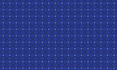 Diagonal grid pattern in blue with white dots repeating seamlessly across the backdrop