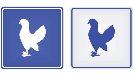 Hunting area sign. vector illustration