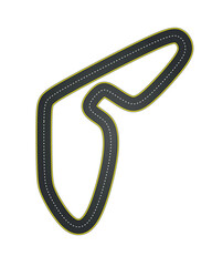 Race track. top view. vector	
