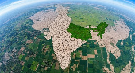 India china climate change drought agriculture farming environment landscape