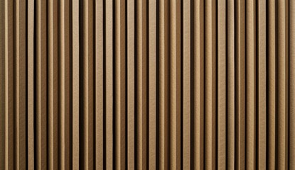 Obraz premium A close-up image of vertically aligned, evenly spaced bronze-colored metal rods creating a repetitive, textured pattern.