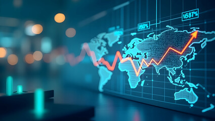 Visualizing Revenue-Generating Tariffs: Effective Trade Policies and Government Revenue Streams Illustrated with Fiscal Charts in Stock Photos - Perfect for Economic Presentations