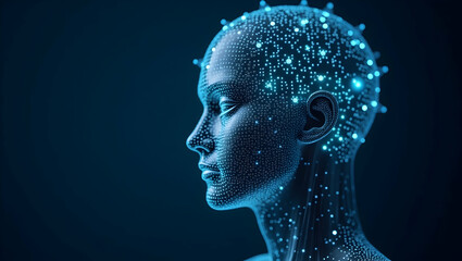 Obraz premium Responsible AI Development: Addressing Ethical Concerns, Bias Mitigation, and Transparency in Technology Governance - Stock Photo Concept