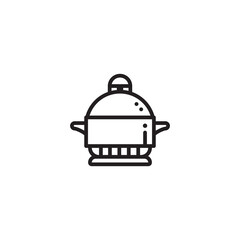 Pressure cooker logo template