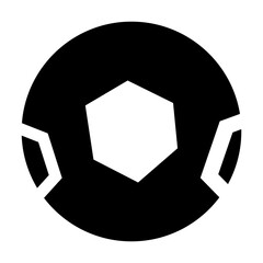 soccer ball icon vector