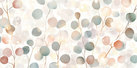 Delicate floral pattern suitable for natural background