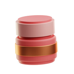 Stacked Cosmetic Jars