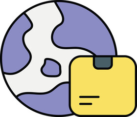 Vector Shopping and Ecommerce or Shop or Online Shopping Color outline Icons Pack and Illustrations 