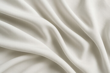 Fluid movement suggests innovation and growth as smooth flowing folds white fabric evoke a sense calm and sophistication
