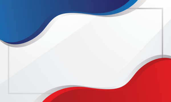 Modern blue red Certificate background