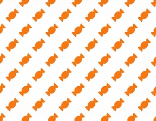 小さなキャンディがたくさん並んでいるパターンのイラスト