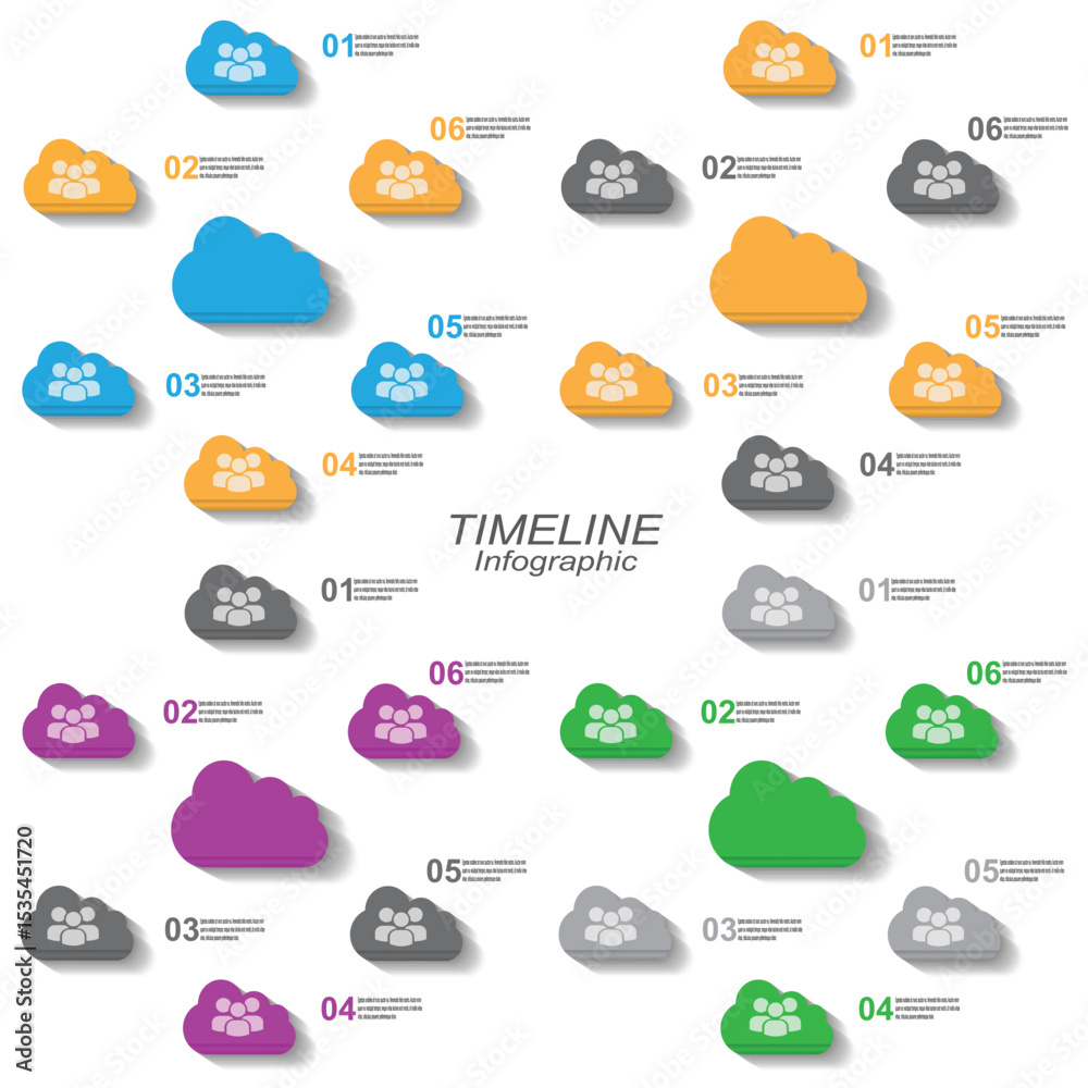 Poster collection infographic template for modern data visualization and ranking and statistics.