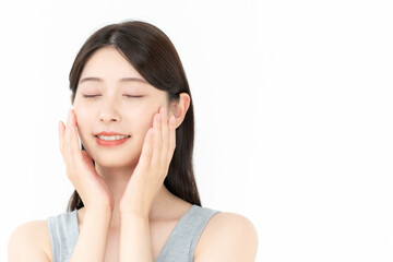 女性　ビューティー　スキンケア