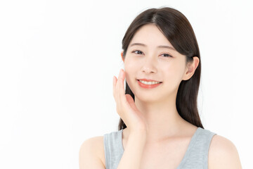 女性　ビューティー　スキンケア