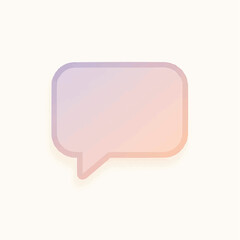 Naklejka premium Speech Bubble Chat Icon Vector Design for Messaging and Communication UI