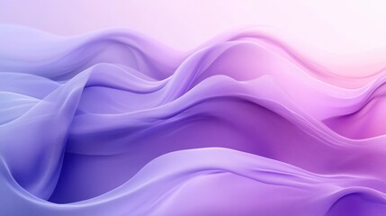 Fototapeta premium Light Purple Gradient Background Design with Vibrant Flowing Waves --
