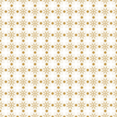 Flowers ornamental tiles pattern