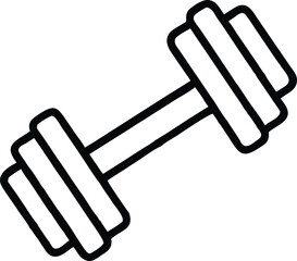 Dumbbell Icon for Fitness and Strength Training
