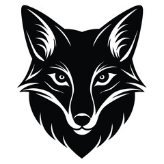 Obraz premium Fox Vector Silhouette Clipart for Design