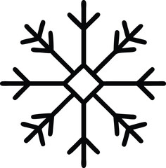 Snowflake Winter Cooling Icon
