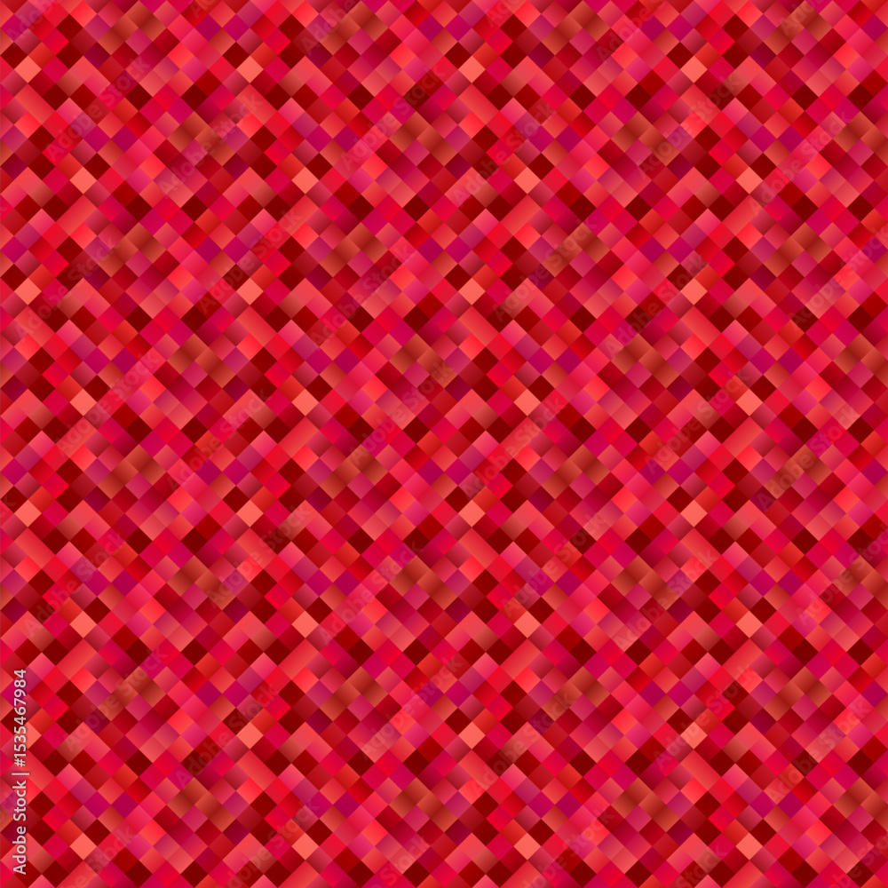 Poster seamless square pattern background design - geometric abstract vector illustration from diagonal squ