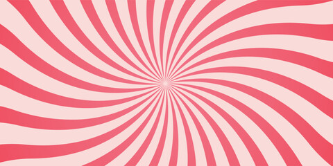 Abstract sunburst pattern background. Sweet candy swirl vector background. eps10