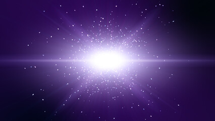 Abstract colourful  light trail creative cosmic background. Explosion