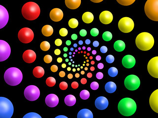 Abstract illustration background. Twist style.