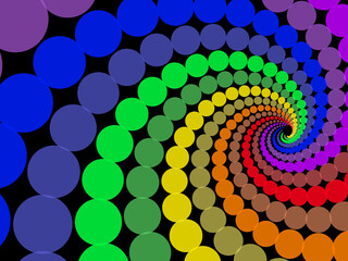 Abstract illustration background. Twist style.