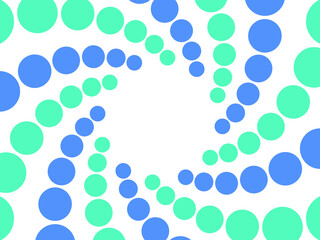 Abstract illustration background. Twist style.
