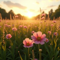 Obraz premium flowers in the field