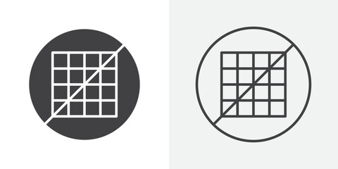 Off the Grid icon Line graphics illustration