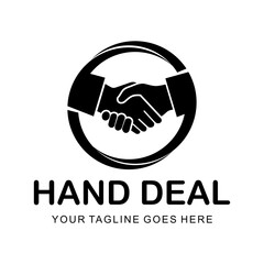 HAND DEAL VECTOR SIGN DESIGN