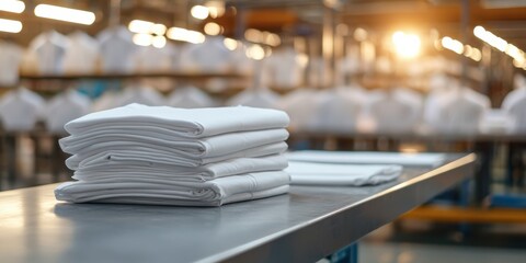 Clean and Organized White Surgical Sheets