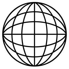 globe icon vector illustration