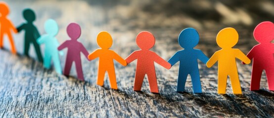 A diverse group of individuals united in inclusive business values