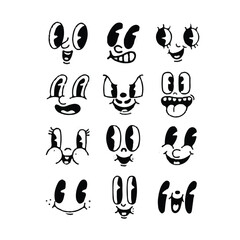 Naklejka premium Retro expression 