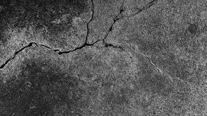 Obraz premium Cracked concrete wall texture, Cement background not painted in vintage style