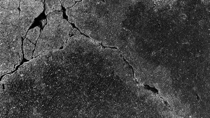 Cracked concrete wall texture, Cement background not painted in vintage style