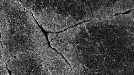 Cracked concrete wall texture, Cement background not painted in vintage style