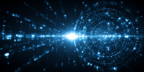 Abstract futuristic electronic circuit technology background