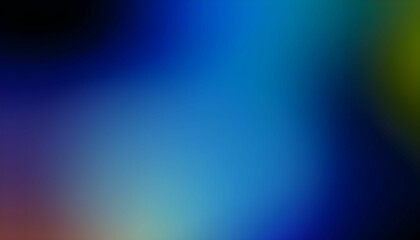 Fototapeta premium Abstract blurred gradient of blues, greens, and dark tones.