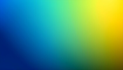 Obraz premium A gradient background transitioning from deep blue to vibrant yellow, showcasing a smooth color blend.