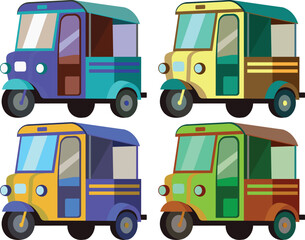Bajaj Transportation Vector Icon