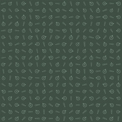 Vector pattern compass and binoculars. Camping theme nature silhouette seamless background outdoor