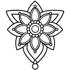 Brooch jeweler vector