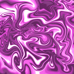 Abstract fluid art background with purple, pink, and white colors.